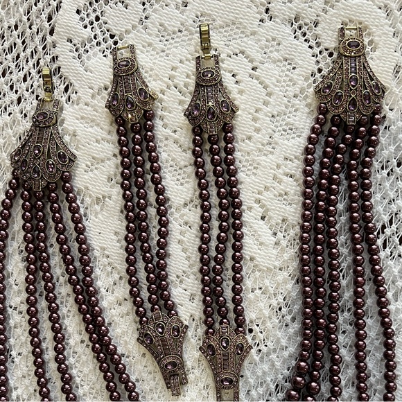 Heidi Daus 🆕 Age of Elegance Necklace & 2 bracelets set in original box - Picture 4 of 7
